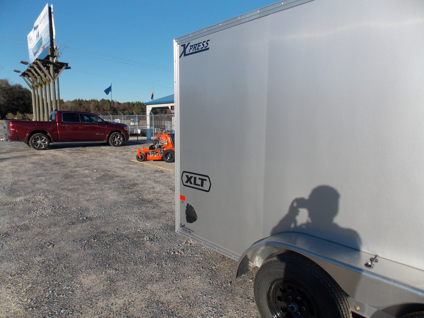 New 2026 E-Z Hauler ALC EZEC7X16XLT-P SILVER Cargo / Enclosed Trailer