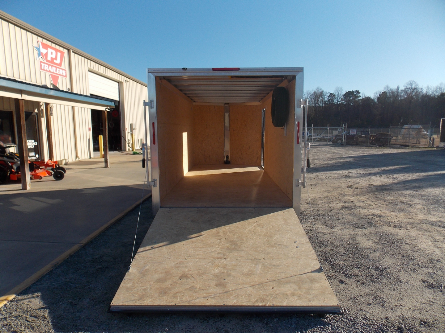 New 2026 E-Z Hauler ALC EZEC7X16XLT-P SILVER Cargo / Enclosed Trailer