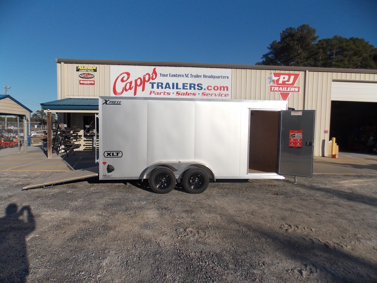 New 2026 E-Z Hauler ALC EZEC7X16XLT-P SILVER Cargo / Enclosed Trailer