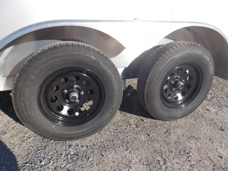 New 2026 E-Z Hauler ALC EZEC7X16XLT-P SILVER Cargo / Enclosed Trailer