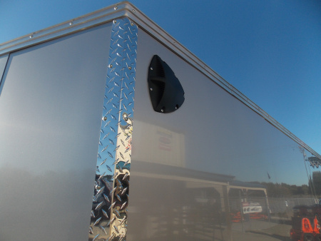 New 2026 E-Z Hauler ALC EZEC7X16XLT-P SILVER Cargo / Enclosed Trailer