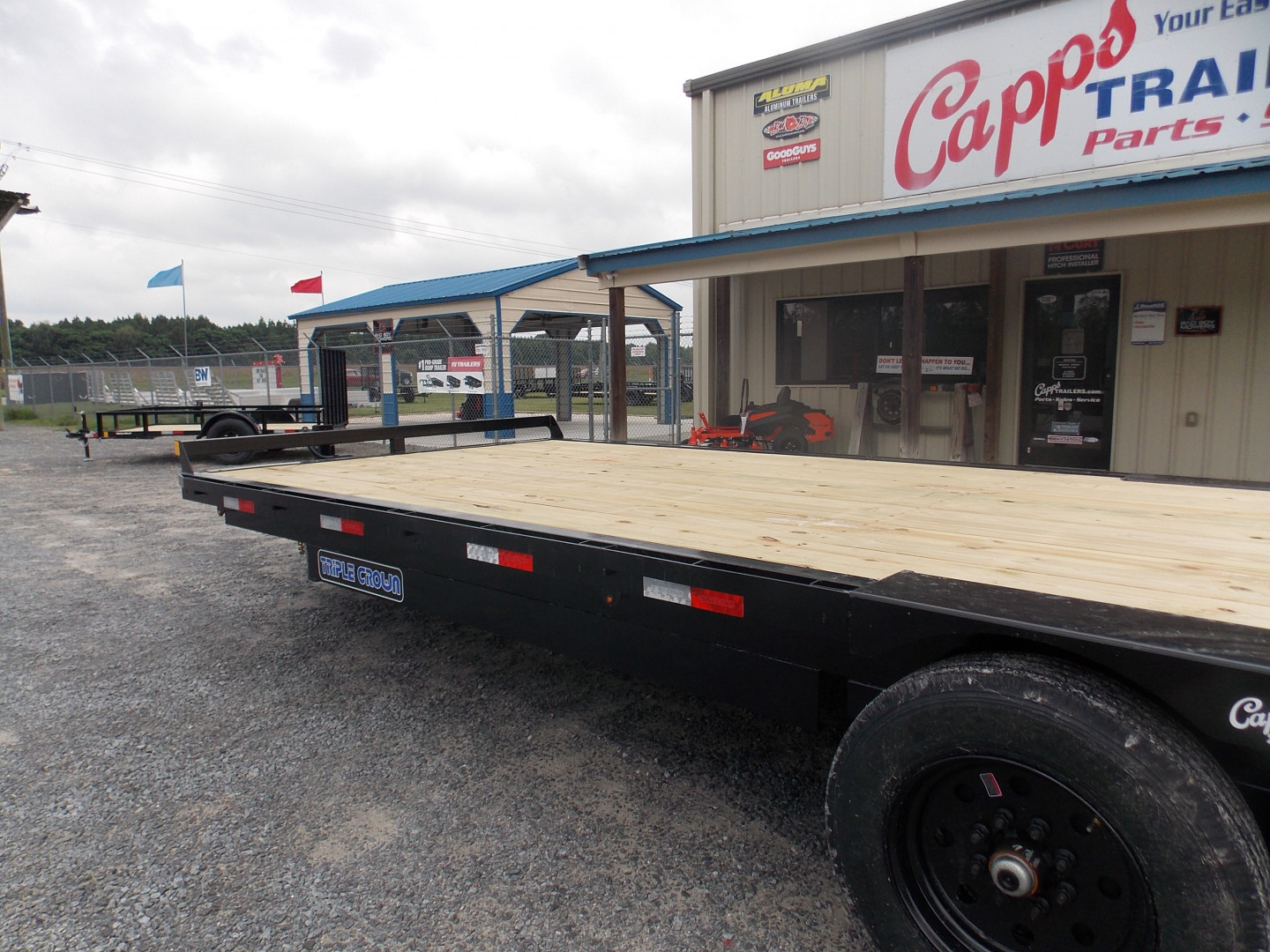 New 2026 Triple Crown Trailers TC E8.5X24 16K 17.5 Deckover Trailer
