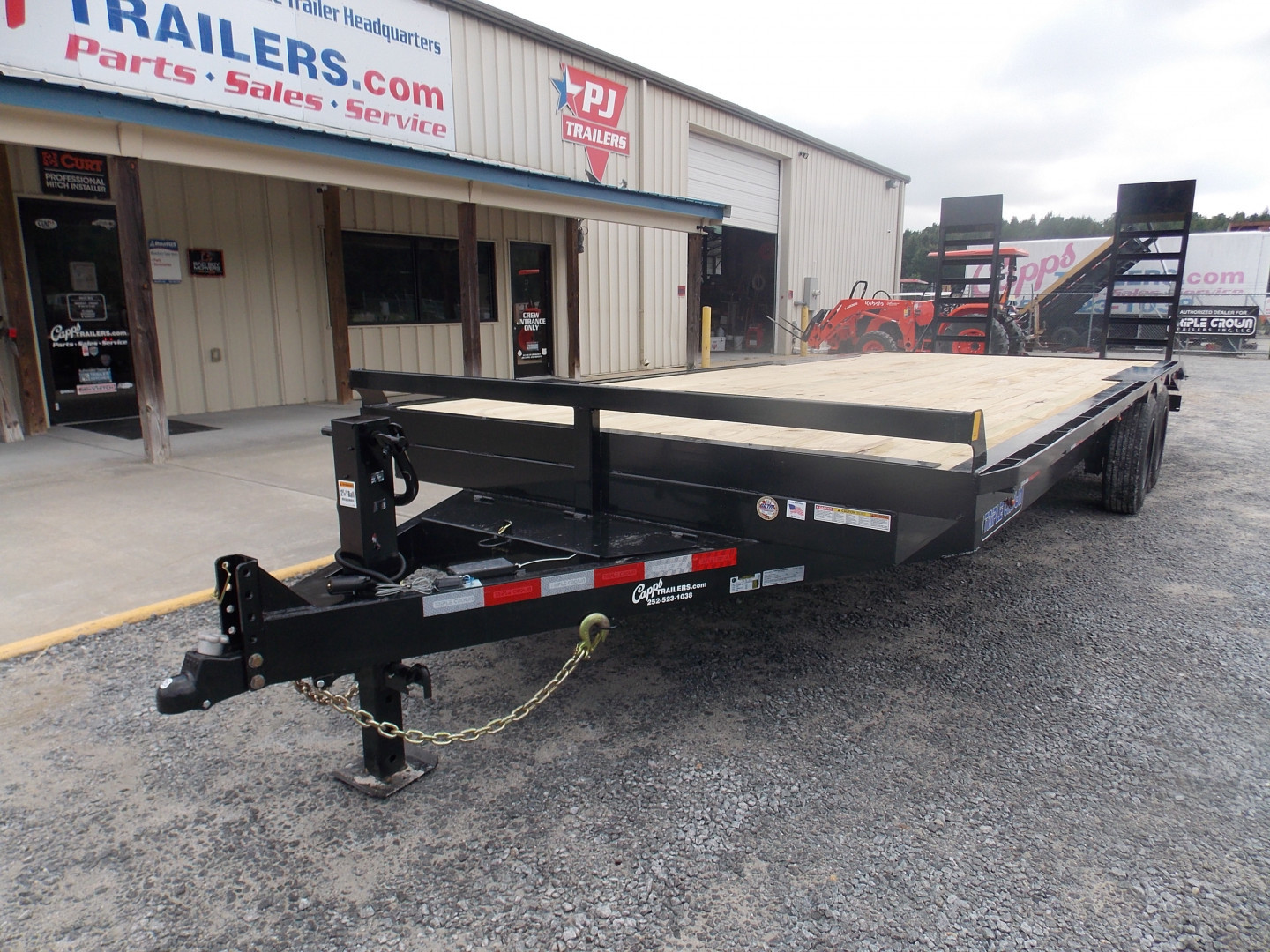 New 2026 Triple Crown Trailers TC E8.5X24 16K 17.5 Deckover Trailer