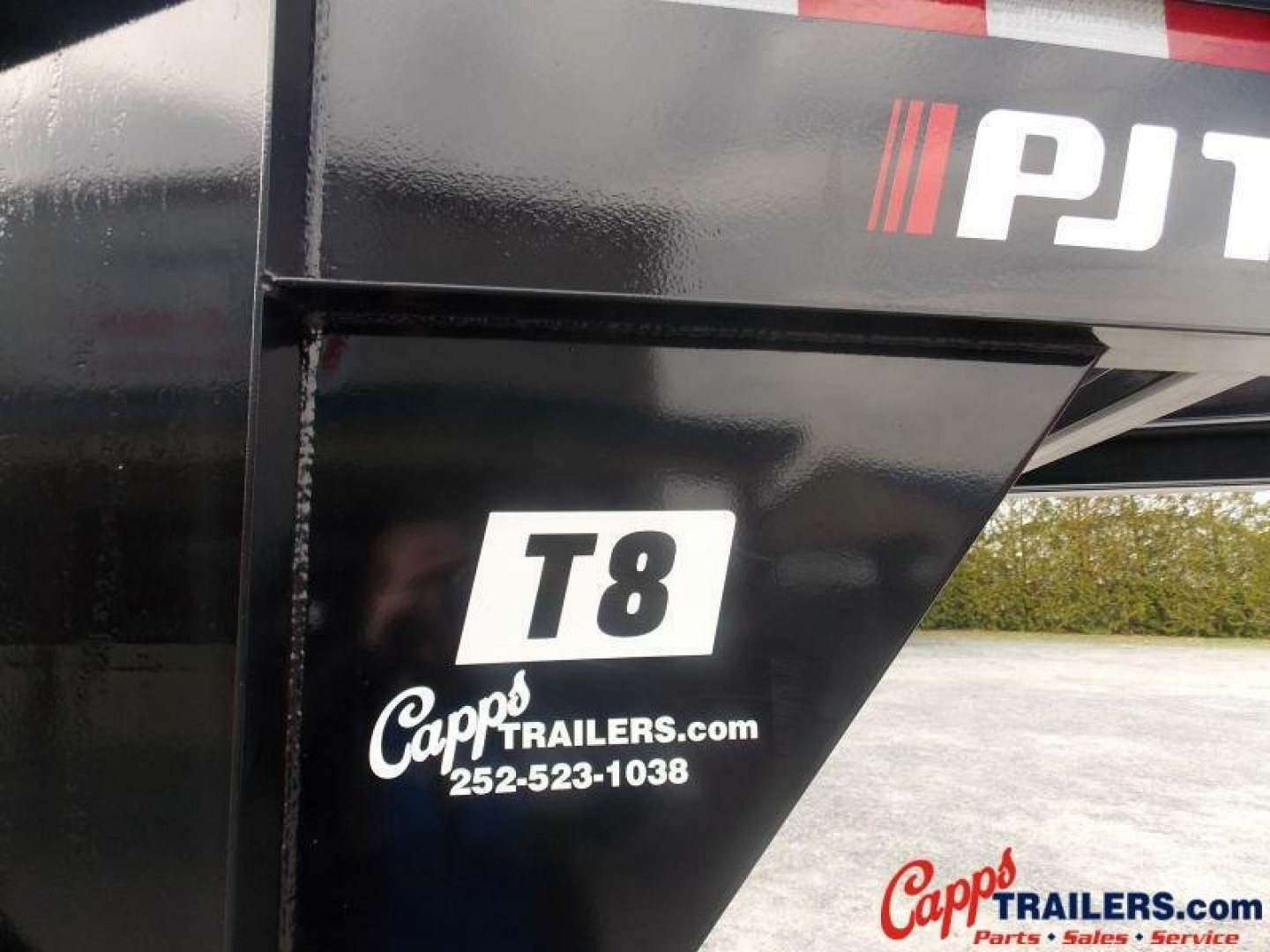 New 2024 PJ TRAILERS PJ T8S2872BSTK-WN04-WNFR DECKOVER TRAILER