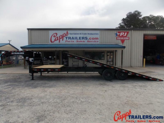 New 2024 PJ TRAILERS PJ T8S2872BSTK-WN04-WNFR DECKOVER TRAILER
