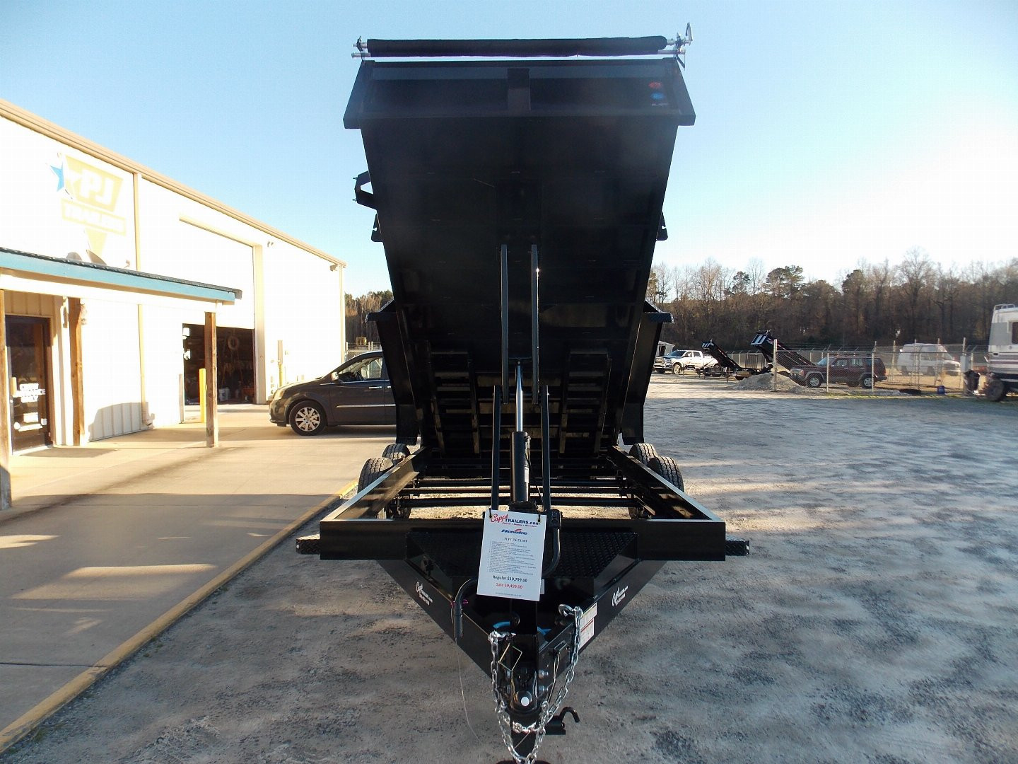 New 2025 Hawke Trailers FLPT-7K-7X14H Dump Trailer
