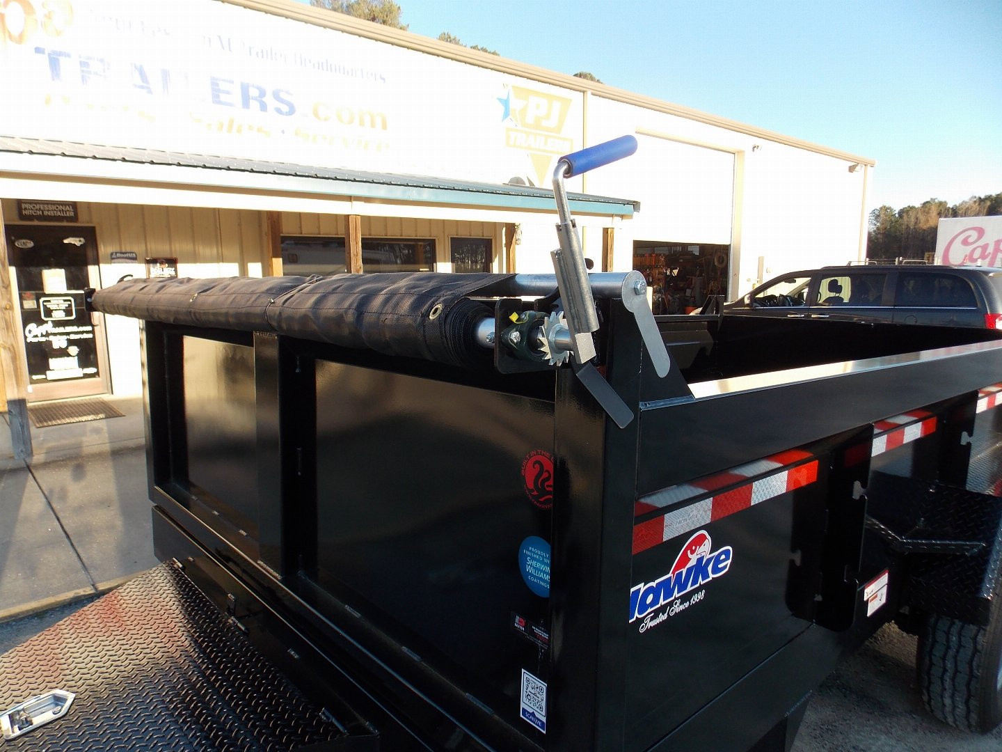 New 2025 Hawke Trailers FLPT-7K-7X14H Dump Trailer