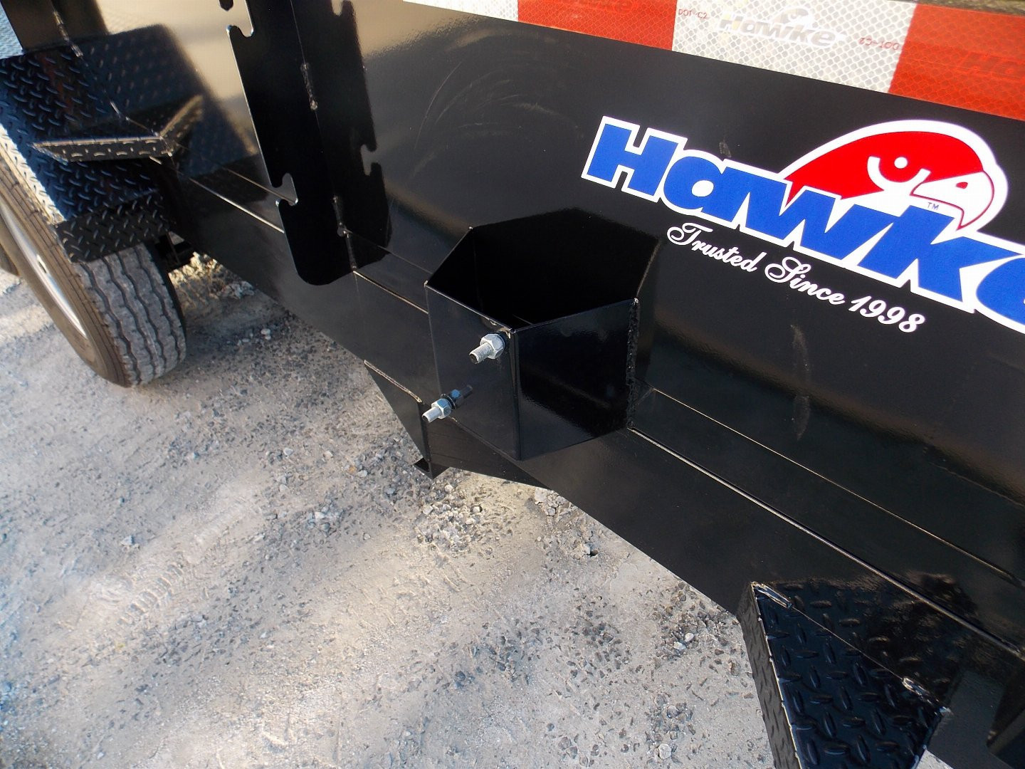 New 2025 Hawke Trailers FLPT-7K-7X14H Dump Trailer