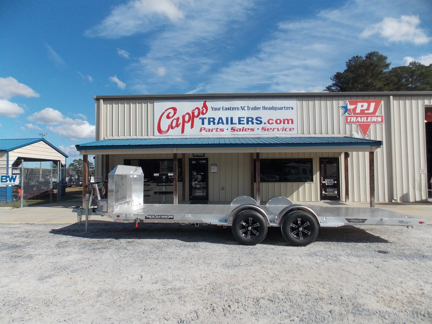 New 2024 Aluma 8220H-LP-TILT-TA-EL-R-RTD Tilt Trailer