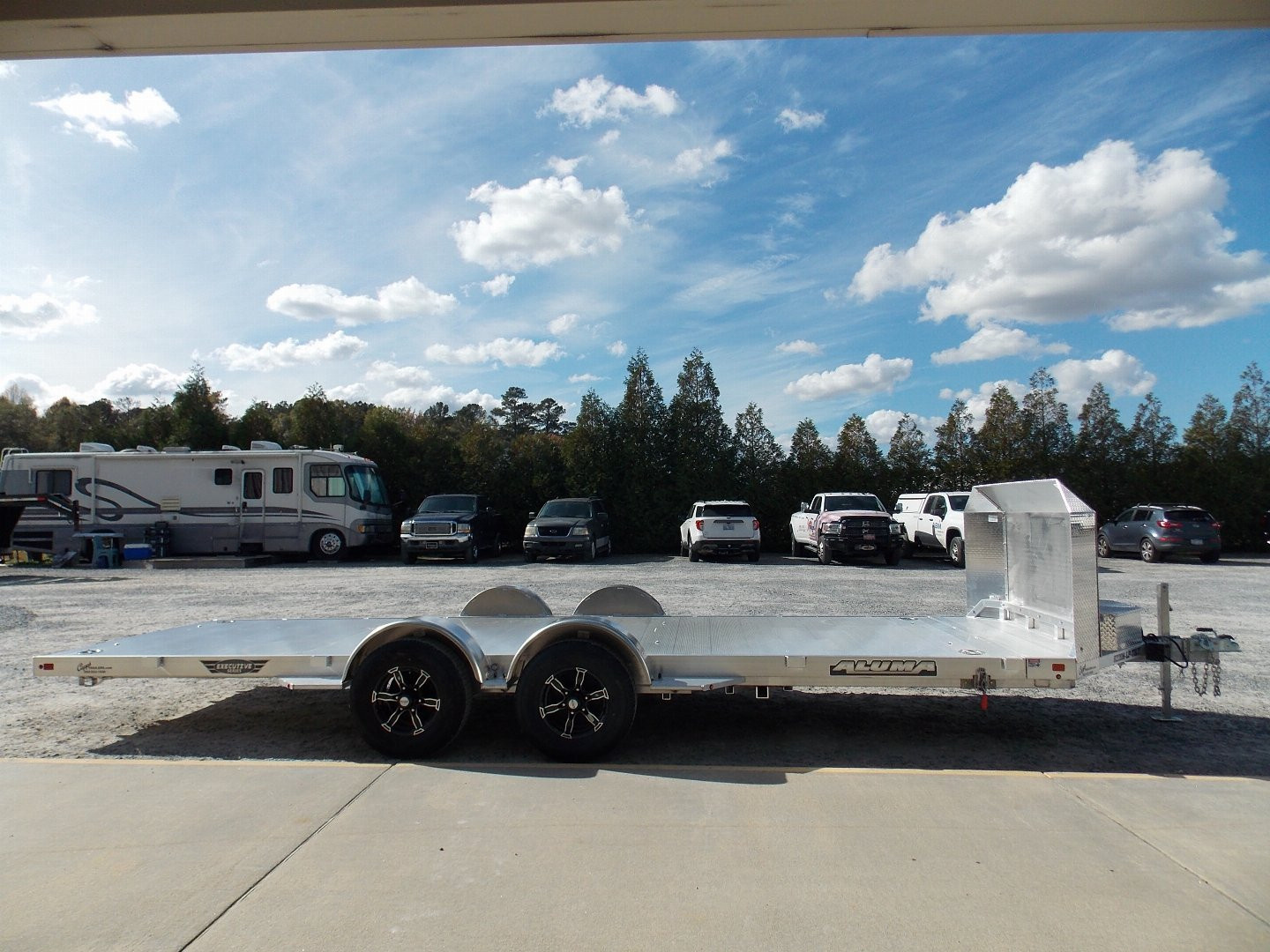New 2024 Aluma 8220H-LP-TILT-TA-EL-R-RTD Tilt Trailer