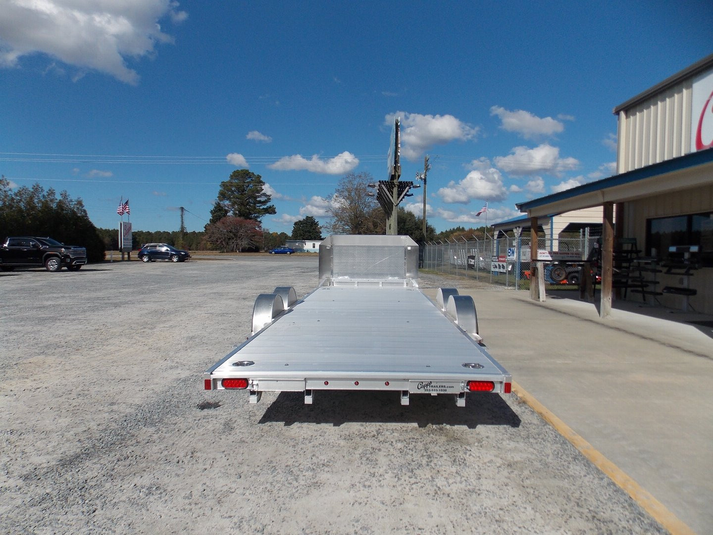 New 2024 Aluma 8220H-LP-TILT-TA-EL-R-RTD Tilt Trailer