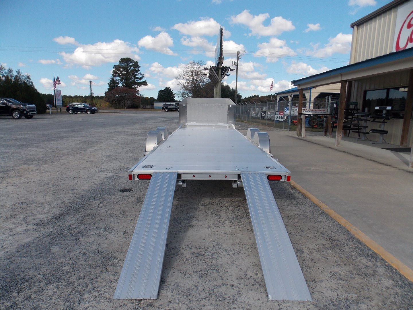 New 2024 Aluma 8220H-LP-TILT-TA-EL-R-RTD Tilt Trailer
