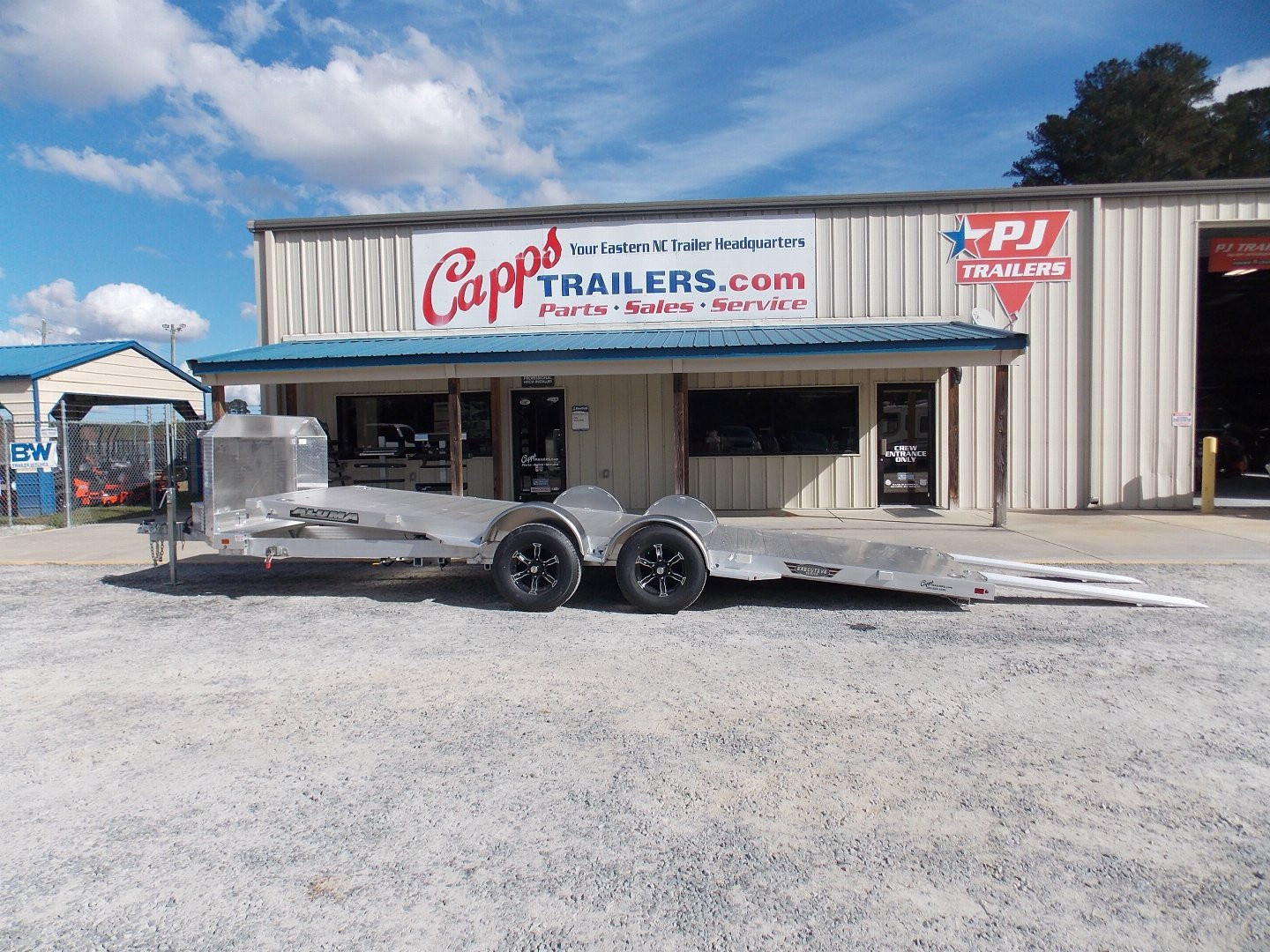 New 2024 Aluma 8220H-LP-TILT-TA-EL-R-RTD Tilt Trailer