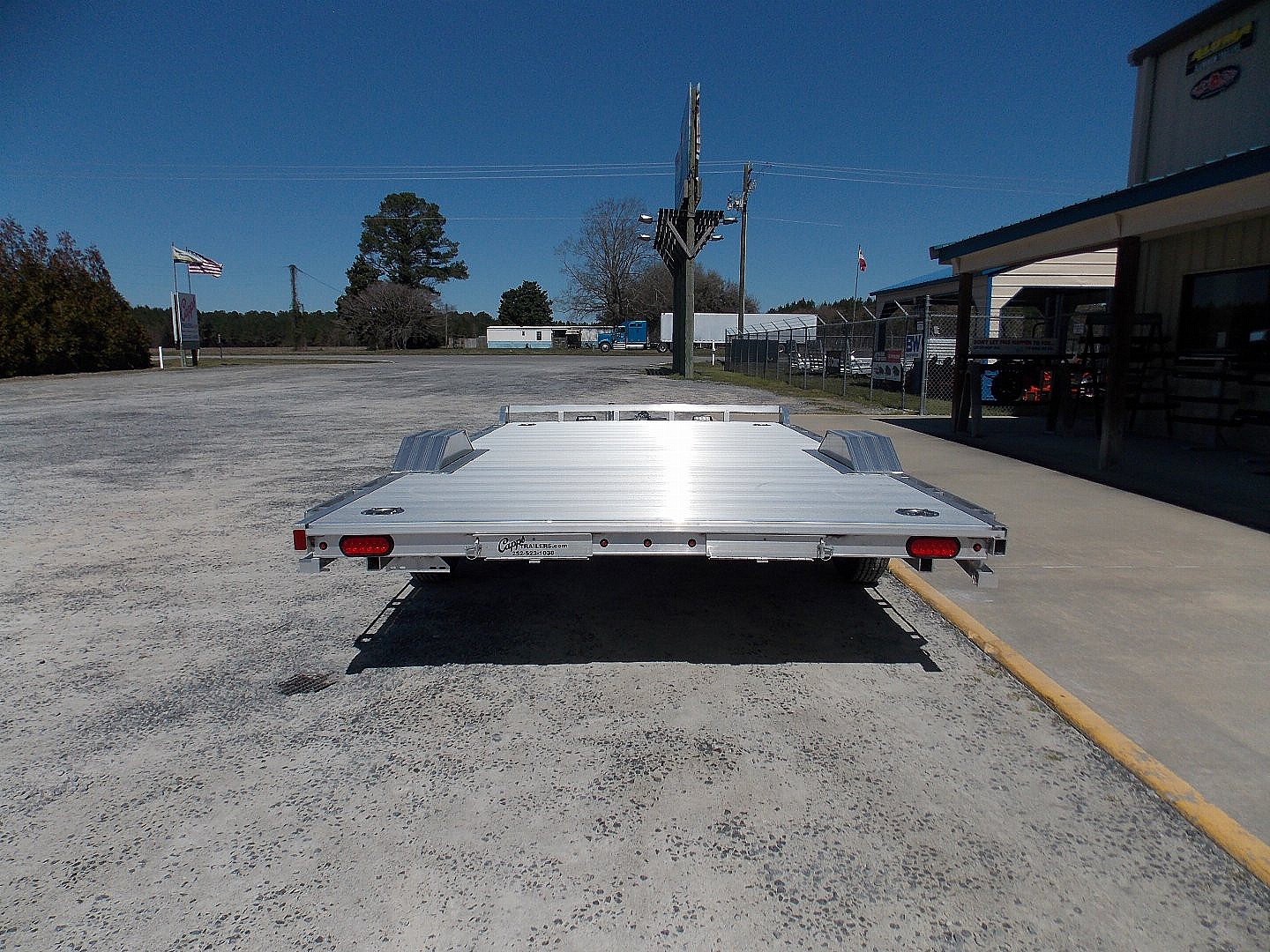 New 2025 Aluma WB15H-S-EL-DOF-R-RR-RTD ATV Trailer