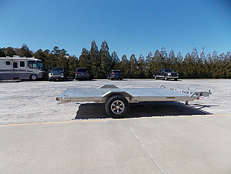 New 2025 Aluma WB15H-S-EL-DOF-R-RR-RTD ATV Trailer