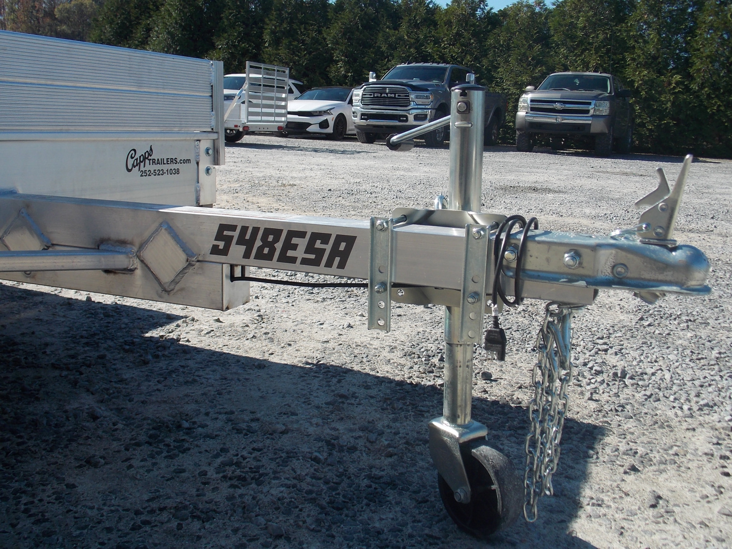 New 2027 Aluma 548ESA-S-TG Utility Trailer