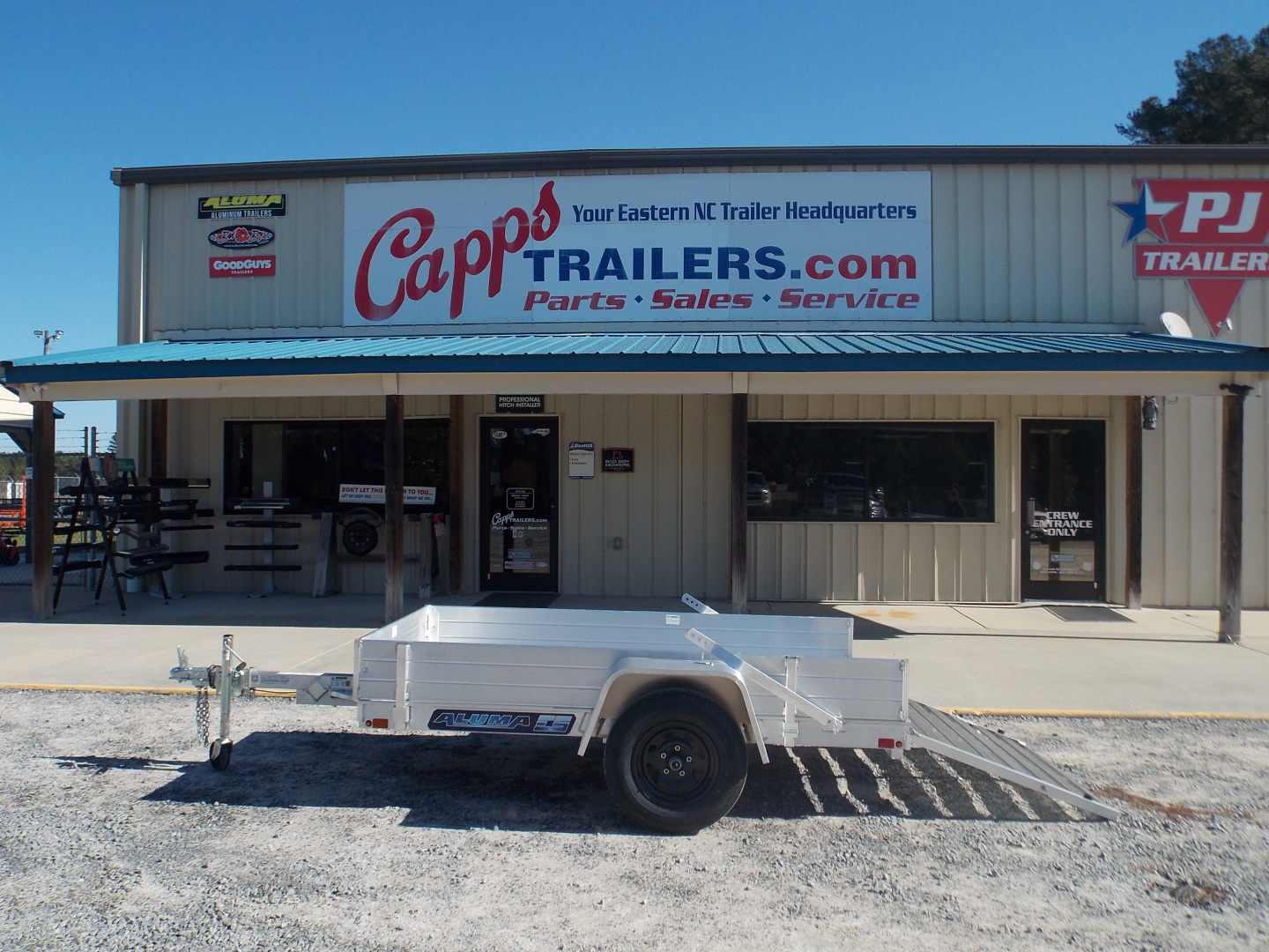 New 2027 Aluma 548ESA-S-TG Utility Trailer