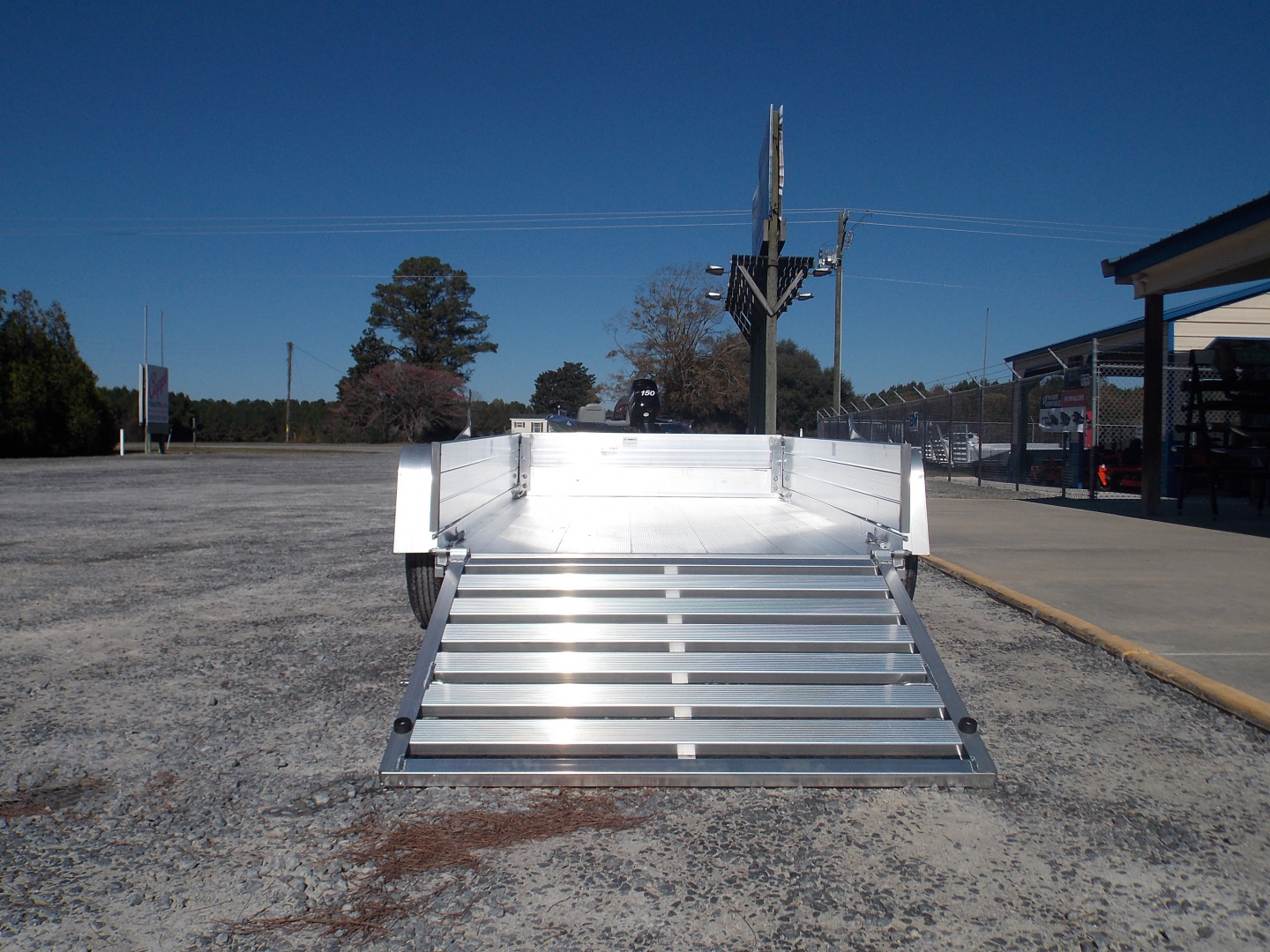 New 2027 Aluma 548ESA-S-TG Utility Trailer