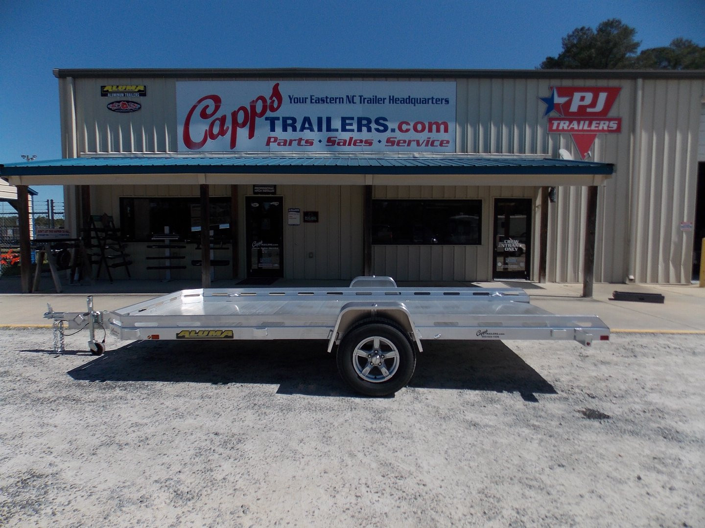 New 2025 Aluma 7814TILT-S Tilt Trailer