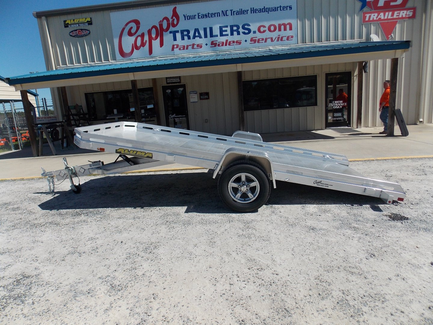 New 2025 Aluma 7814TILT-S Tilt Trailer