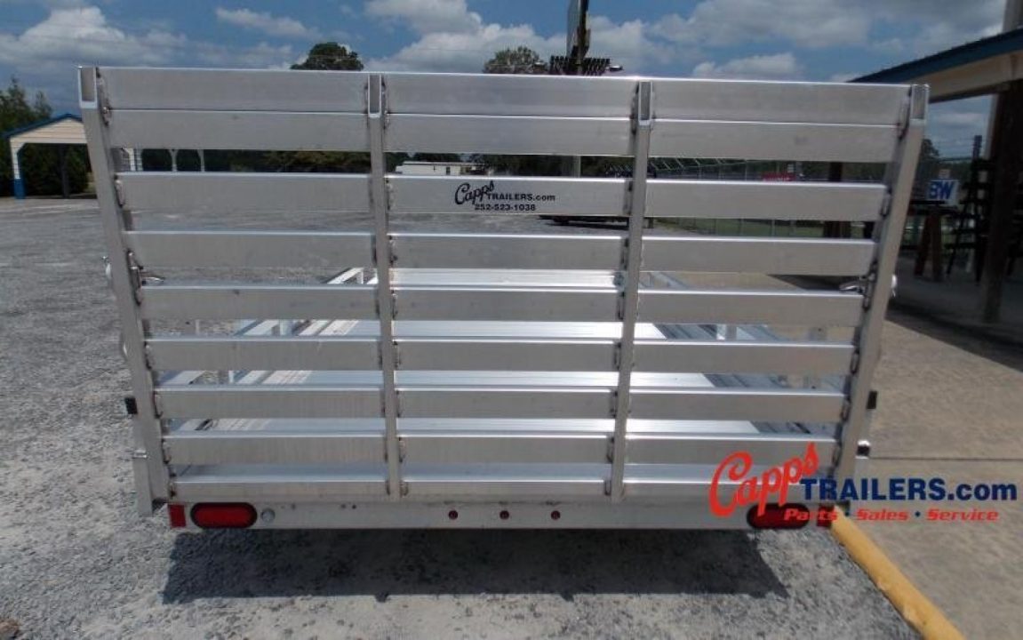 New 2025 ALUMA AL 7814ESA-S-TG-LADDER RACK Utility Trailer