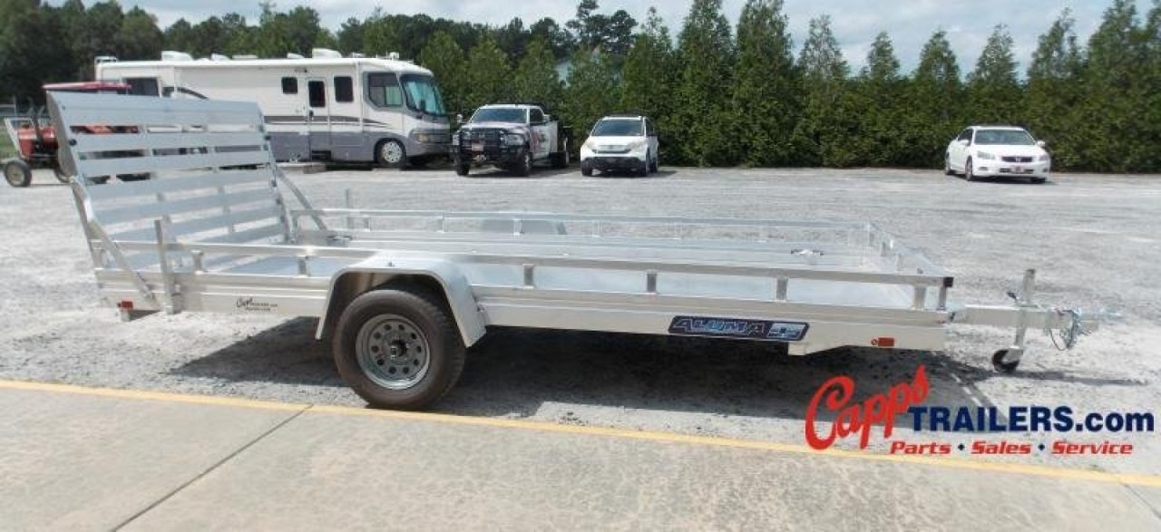 New 2025 ALUMA AL 7814ESA-S-TG-LADDER RACK Utility Trailer
