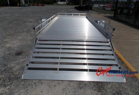 New 2025 ALUMA AL 7814ESA-S-TG-LADDER RACK Utility Trailer