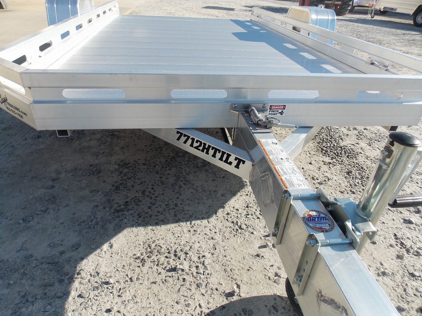 New 2025 ALUMA AL 7712H-TILT-S Utility Trailer