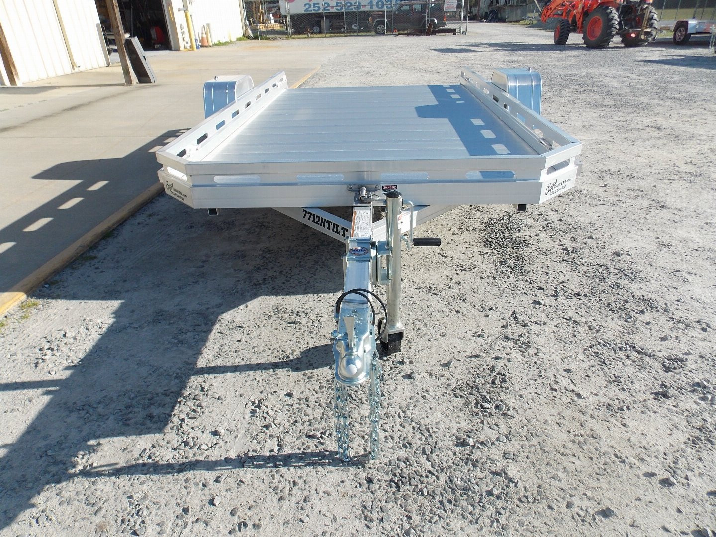 New 2025 ALUMA AL 7712H-TILT-S Utility Trailer