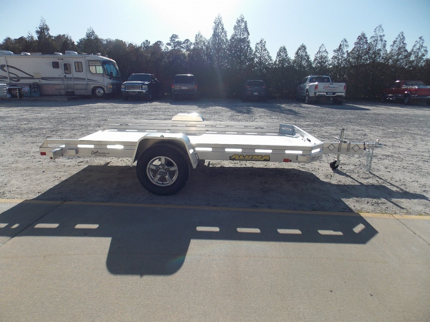 New 2025 ALUMA AL 7712H-TILT-S Utility Trailer