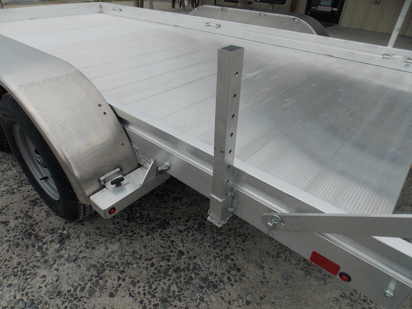 New 2025 Aluma 7814ESA-TA-EL-BT Utility Trailer