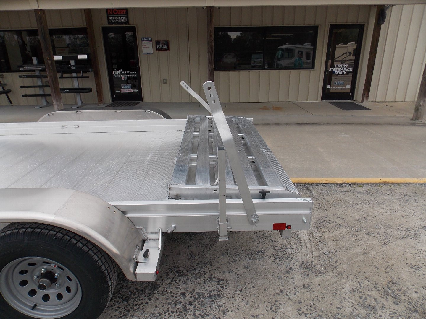 New 2025 Aluma 7814ESA-TA-EL-BT Utility Trailer