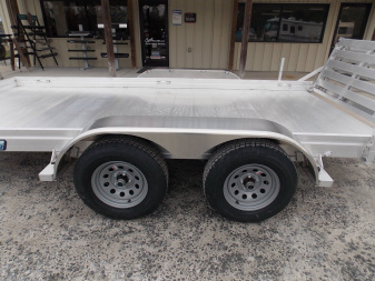 New 2025 Aluma 7814ESA-TA-EL-BT Utility Trailer