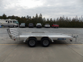 New 2025 Aluma 7814ESA-TA-EL-BT Utility Trailer