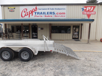 New 2025 Aluma 7814ESA-TA-EL-BT Utility Trailer