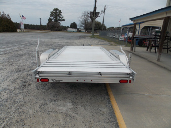 New 2025 Aluma 7814ESA-TA-EL-BT Utility Trailer