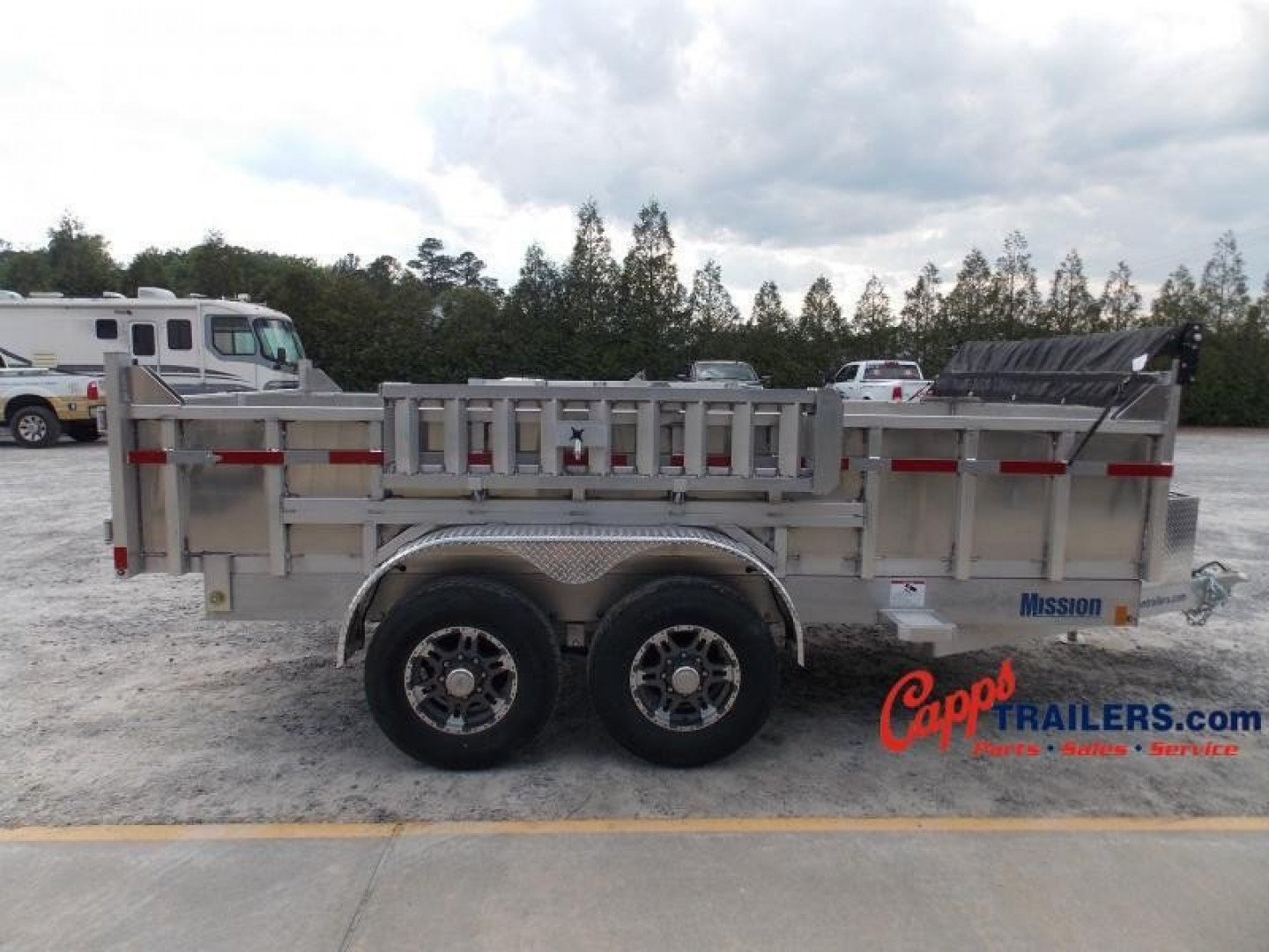 New 2023 Mission ALC MODP7X14-LMRL23 Dump Trailer