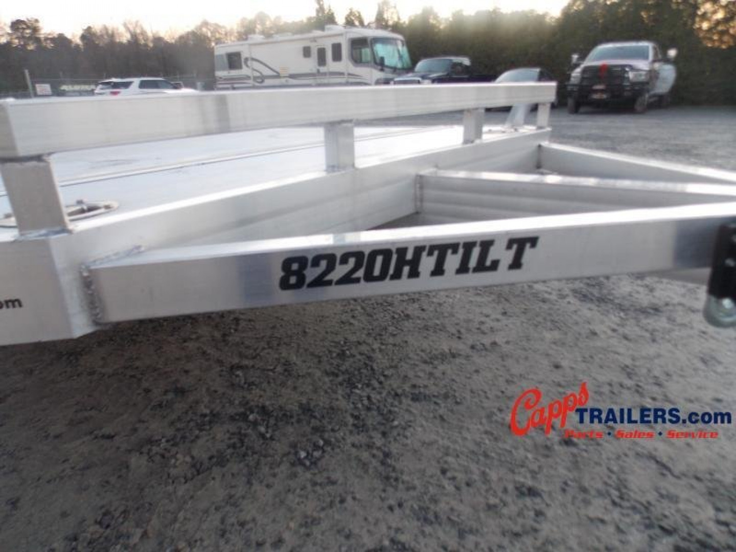 New 2023 ALUMA AL 8220HTILT BLACK RIMS Car Hauler / Racing Trailer