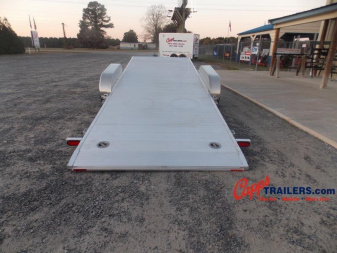 New 2023 ALUMA AL 8220HTILT BLACK RIMS Car Hauler / Racing Trailer