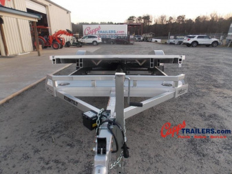 New 2023 ALUMA AL 8220HTILT BLACK RIMS Car Hauler / Racing Trailer