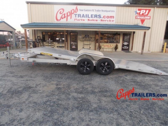 New 2023 ALUMA AL 8220HTILT BLACK RIMS Car Hauler / Racing Trailer