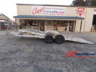 New 2023 ALUMA AL 8220HTILT BLACK RIMS Car Hauler / Racing Trailer
