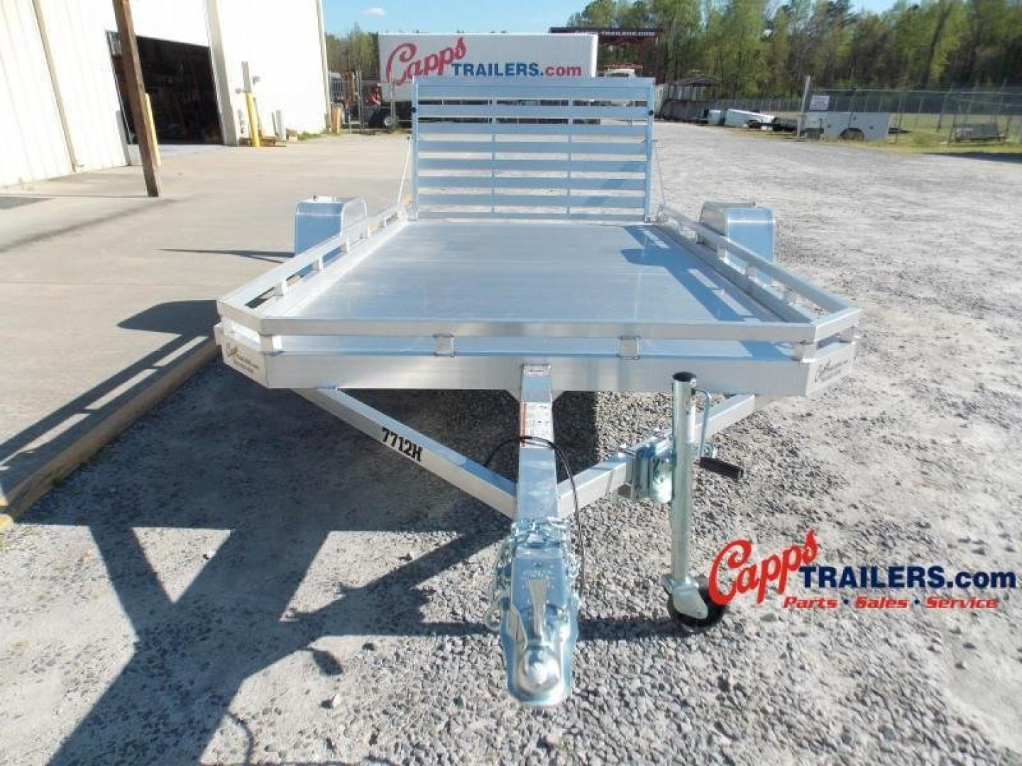 New 2023 Aluma AL 7712H-S-TG Utility Trailer