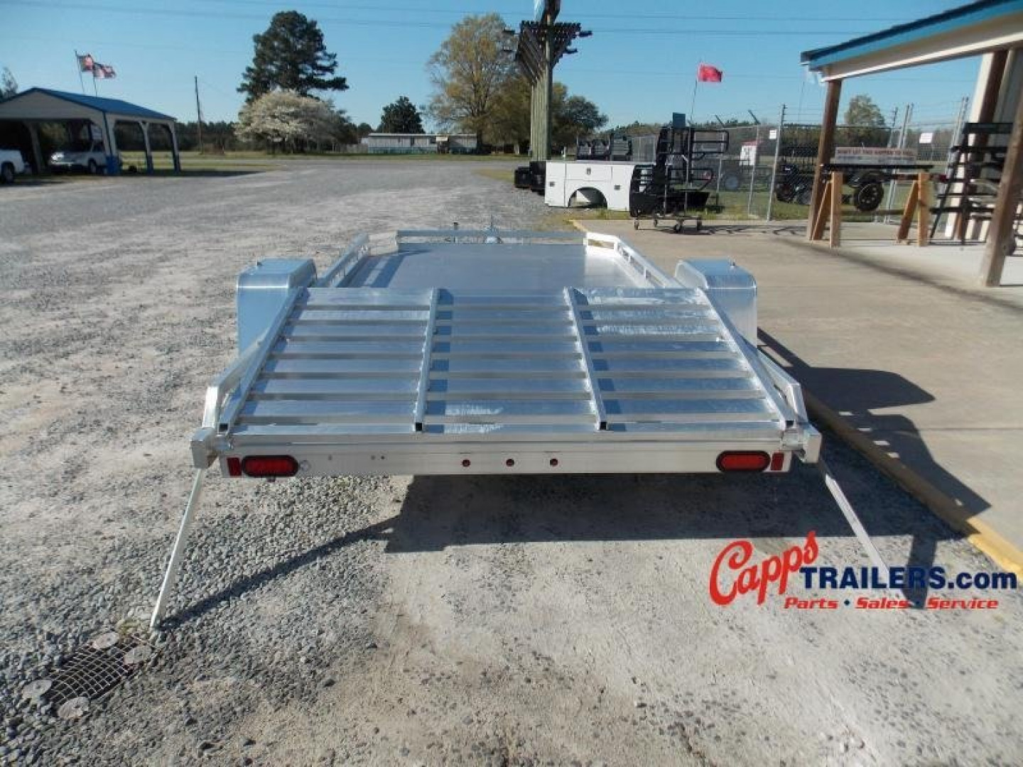 New 2023 Aluma AL 7712H-S-TG Utility Trailer