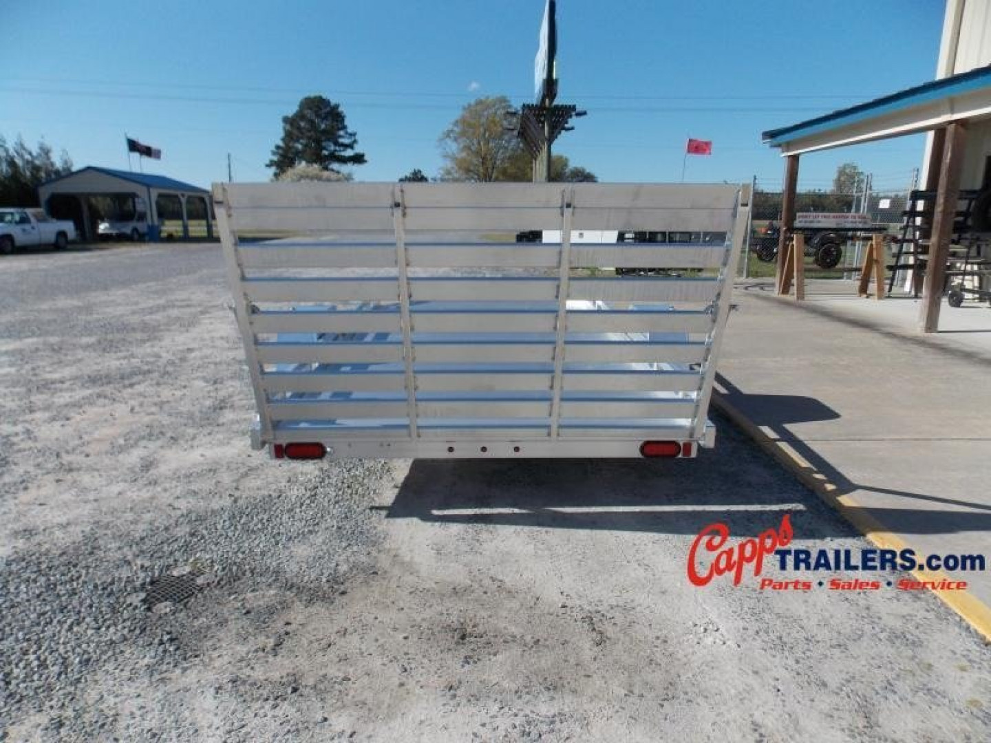 New 2023 Aluma AL 7712H-S-TG Utility Trailer