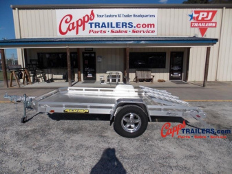 New 2023 Aluma AL 7712H-S-TG Utility Trailer