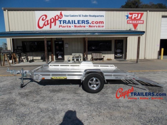 New 2023 Aluma AL 7712H-S-TG Utility Trailer