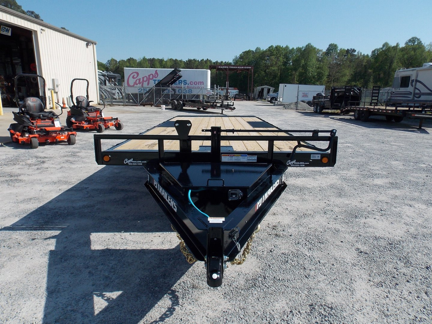 New 2025 PJ TRAILERS PJ T8J2272BSTK-TB03-WN01 DECKOVER TRAILER