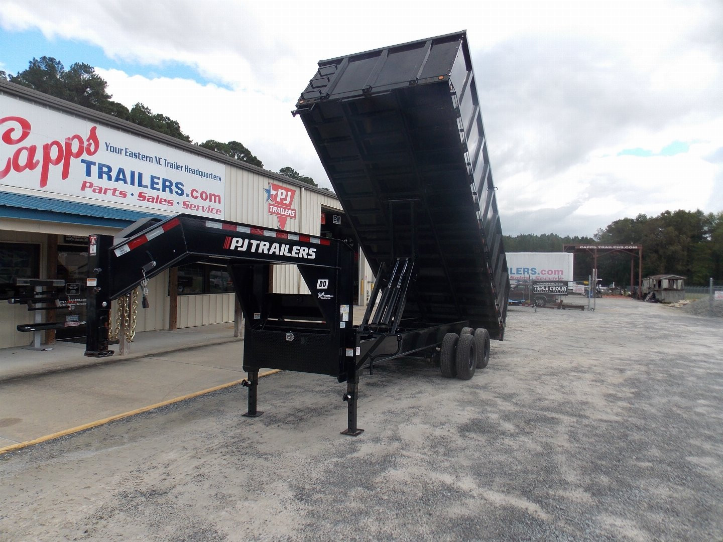 New 2023 PJ Trailers PJ DDS20A2BSBK Dump Trailer