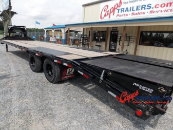 New 2023 PJ TRAILERS PJ LDQ32A2BSWK DECKOVER TRAILER